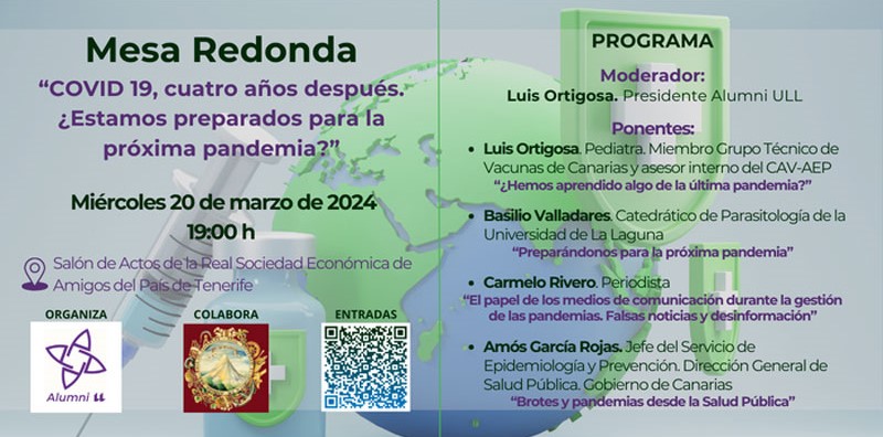 Mesa redonda pandemia covid Tenerife